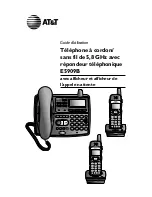 AT&T E5909 (French) Guide Utilisateur preview