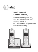 Preview for 1 page of AT&T EL51110 User Manual