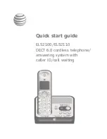 AT&T EL52100 Quick Start Manual предпросмотр