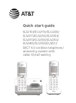 AT&T EL52103 Quick Start Manual preview