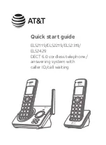 Preview for 1 page of AT&T EL52119 Quick Start Manual