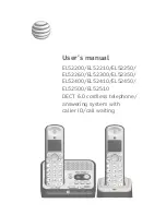 Preview for 1 page of AT&T EL52200 User Manual