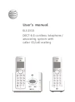 Preview for 1 page of AT&T EL52315 User Manual