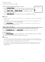 Preview for 33 page of AT&T EL52315 User Manual