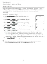 Preview for 63 page of AT&T EL52315 User Manual