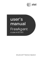 AT&T FreeAgent BTH01 User Manual preview