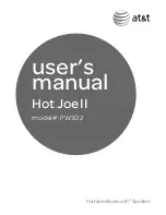 Preview for 1 page of AT&T Hot Joe IIPWS02 User Manual