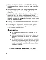 Предварительный просмотр 10 страницы AT&T MERLIN LEGEND MLX- 10D Operator'S Manual