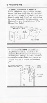 Предварительный просмотр 9 страницы AT&T Signature PRINCESS Service And Reference Manual