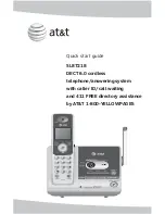 Preview for 1 page of AT&T SL87218 Quick Start Manual