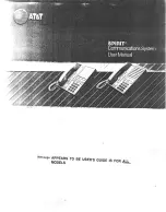 Preview for 1 page of AT&T SPIRIT 2448 Expansion Unit User Manual