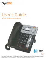 Предварительный просмотр 1 страницы AT&T Syn 248 SB35020 User Manual