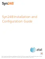 Предварительный просмотр 1 страницы AT&T Syn248 SB35020 Installation And Configuration Manual