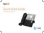 AT&T Syn248 SB35031 Quick Start Manual предпросмотр