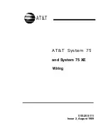 Preview for 2 page of AT&T System 75 Wiring Diagram