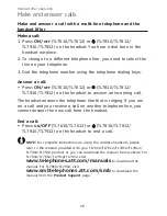 Preview for 25 page of AT&T TL 7610 User Manual