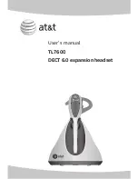 AT&T TL7600 User Manual preview