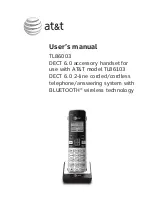 Preview for 1 page of AT&T TL86003 User Manual