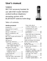 Preview for 4 page of AT&T TL86003 User Manual