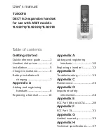 Preview for 5 page of AT&T TL90078 User Manual