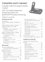 Preview for 4 page of AT&T TL96457 Complete User'S Manual