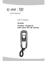 AT&T Trimline TR1909 User Manual предпросмотр