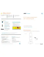 AT&T U-verse 3801 w/o Voice Replacement Self-Installation Manual preview