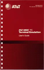 Предварительный просмотр 1 страницы AT&T Unix PC User Manual