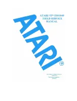 Предварительный просмотр 1 страницы Atari 1040STE Field Service Manual