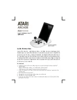 Preview for 3 page of Atari Arcade Duo Powered 04-0002EN Instruction Manual