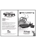 Atari Flashback 6 AR2680 Instruction Manual preview