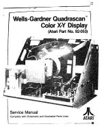 Atari Quadrascan 92-053 Service Manual предпросмотр