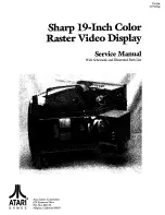 Atari Sharp XM-2001N Service Manual preview