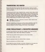 Preview for 43 page of Atari SLM605 Series Owner'S Manual