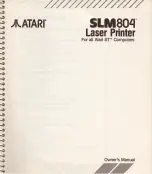 Предварительный просмотр 3 страницы Atari SLM804 Series Owner'S Manual