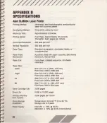 Предварительный просмотр 60 страницы Atari SLM804 Series Owner'S Manual