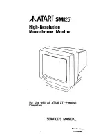 Atari SM125 Service Manual предпросмотр