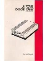 Preview for 1 page of Atari XF551 Owner'S Manual