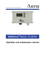 ATB AQUAmax BASIC series Operation And Maintenance Manual preview