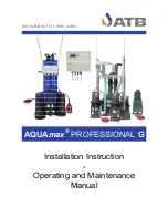 Preview for 1 page of ATB AQUAmax PROFESSIONAL G Installation Instruction, Operating And Maintenance Manual