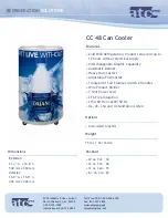 Preview for 1 page of ATC Group Can Cooler CC 48 Specifications