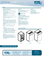 Preview for 2 page of ATC Group Counter Top Cooler CTB100 Specifications