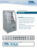 ATC Group Open Air Cooler SHOWCASE Specification Sheet preview