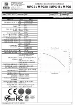 Предварительный просмотр 3 страницы ATC MPC10 Installation, Operation & Service Manual