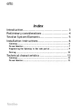 Preview for 2 page of ATC SunRay RF Installation And Operating Manual