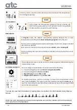 Preview for 12 page of ATC VARENA 1000 Instructions For Use & Installation