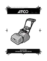 Atco BALMORAL Operating Instructions Manual preview