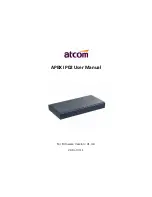 Предварительный просмотр 1 страницы ATCOM APBX IP02 User Manual