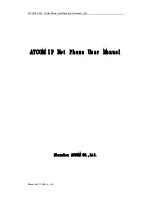 Preview for 1 page of ATCOM AT-323 User Manual