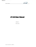 ATCOM AT-640 User Manual предпросмотр